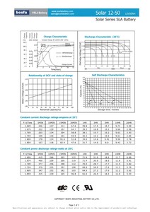 Batterie au plomb-acide <span class=keywords><strong>12v</strong></span> <span class=keywords><strong>50ah</strong></span> Batterie VRLA avec batterie SOLAR12-50 pour système solaire - Product Image 4