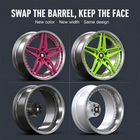 Jantes forgées Magenta à cinq branches rivetées, 2 pièces, 18 19 20 21 pouces, 5x112 5x114.3 5x120 BMW X5
