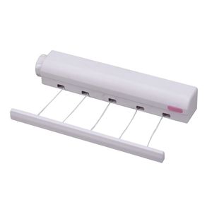 Prix usine mural 6 lignes de corde à linge extensible rétractable suspendu vêtements ligne de séchage pour <span class=keywords><strong>fenêtre</strong></span> balcon - Product Image 6