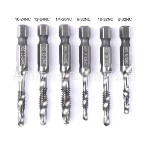 Jeu de 6 tarauds composites en acier rapide Mr Drill, revêtement titane, tarauds de machine à droite pour perçage, taraudage et chanfreinage - Product Image 5