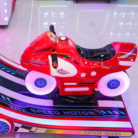 Machine de jeu d'arcade de moto, pièces de monnaie, pour enfants, simulateur, course, voiture