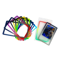 Protection de plaque en TPU avec paillettes dégradées multicolores, protection de plaque de protection graduée, protection de plaque de protection pour cartes graduées PSA