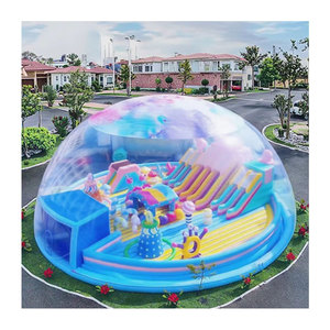 Nhà máy tùy chỉnh ngoài trời PVC <span class=keywords><strong>Inflatable</strong></span> <span class=keywords><strong>Bouncer</strong></span> lâu đài Trampoline công viên vui chơi Land với Blower bao gồm bộ dụng cụ sửa chữa - Product Image 1