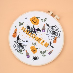 Kit de Matériel de Broderie DIY Série Citrouille Noël et Halloween – Artisanat Anglais Transfrontalier pour Point de Croix et Travail d'Aiguille - Product Image 2