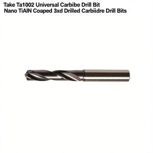 ดอกสว่านคาร์ไบด์อเนกประสงค์ TTAKE Ta1002 เคลือบนาโน TiAlN ขนาด 3Xd - Product Image 2