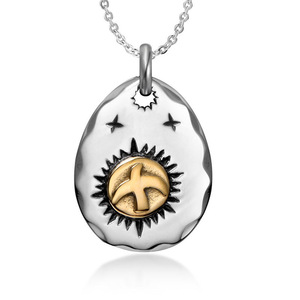 Collier en acier inoxydable avec pendentif aigle de style européen, breloques thématiques, cadeau pour hommes et femmes SP549 - Product Image 2