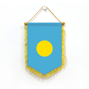 Mini 20x30cm Pennant Car Flags Palau Wall Decor Display Accessories <b>Small</b> Ornaments for Hanging - Product Image 1