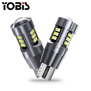 YOBIS汽车发光二极管灯泡T15 DC9-30V 3.6W 2016 24SMD 921 912汽车反向断开发光二极管灯