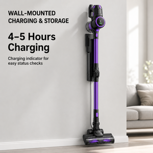 2-in-1 Cordless Stick <b>Vacuum</b> Cleaner 18KPa Suction 150W BLDC Motor LED Display 40 Min Runtime 0.9L Dust Cup 2 Modes Dry Wet Car - Product Image 5