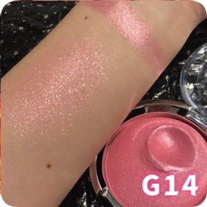 บลัชออนเนื้อฝุ่น 14 สี ขายส่ง ไม่ทดลองกับสัตว์ แต่งหน้าแก้มให้เปล่งประกาย ติดทนนาน เหมาะกับทุกสีผิว สีชมพูพาสเทล - Product Image 5