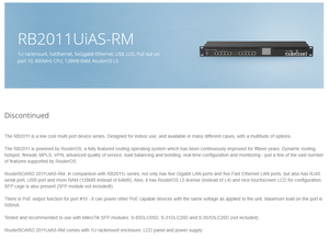 Mikrotik เราเตอร์แบบมีสายสำหรับ1U 5X <span class=keywords><strong>RB2011UiAS</strong></span>-<span class=keywords><strong>RM</strong></span> อีเทอร์เน็ต1000Mbps อัตราการส่งข้อมูลแลนสูงสุดสวิตช์ไฟคู่ QoS Firewall VoIP VPN - Product Image 5