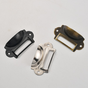 <b>Metal</b> Drawer Handle Bronze Silver Black Iron Traditional Style Easy Installation Cabinet Hardware Part B-388 - Product Image 3