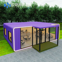 Cabaña Modular Prefabricada Minimalista con Revestimiento de Aluminio Personalizado, Solución Moderna para Viviendas de Vacaciones, Venta al Por Mayor para Compradores y Desarrolladores