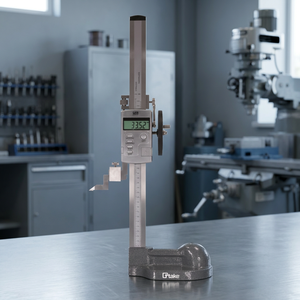 TTAKE Instrument de mesure numérique de la hauteur avec boîtier en acier et support de sonde EAN 8055184042133 - Product Image 2