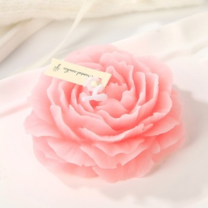 Vela Aromática Clásica con Forma de Flor, Ecológica, No Tóxica, Romántica, con Aroma de Aromaterapia, Diseño Único, Cera de Soja para el Hogar - Product Image 6