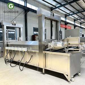 Freidora automática continua de pollo frito crujiente, falafel, patatas fritas y pavo frito con cinta transportadora - Product Image 2