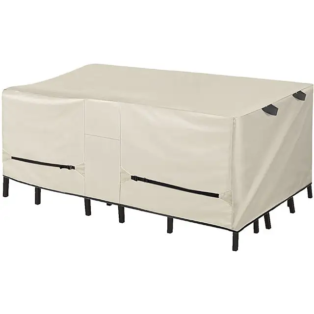 600d Hoge Kwaliteit Rechthoekige Tafelbekleding Asbestendige Terrasgrill Bbq Sofa Bekleding Buitenterras Tuinmeubelen Hoes