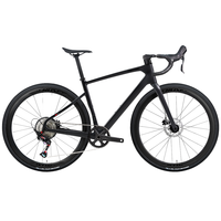 Vélo de route en fibre de carbone Twitter GRAVEL-V1, 12 vitesses, freins à disque à huile, pneus larges 38C pour la course sur gravier et hors route