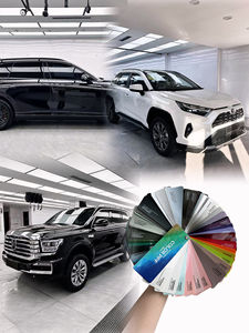 Film de protection de peinture (PPF) 3M TPU 1,52*16,5m pour voiture, vinyle de recouvrement Llumar à changement de couleur, anti-jaunissement, TPU Bleu <span class=keywords><strong>Marina</strong></span> Bay - Product Image 4