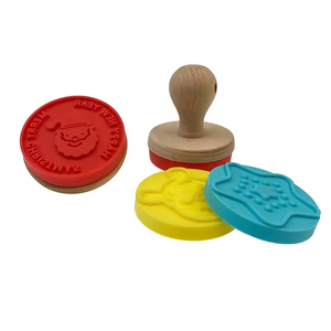 Factory Direct Sale Wood Cartoon Embosser Cookie Stamp Food Grade <b>Silicone</b> <b>Tools</b> - Product Image 2