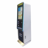 Comptoir de réception d'espèces en acier inoxydable en libre-service avec garantie d'un an, fonction SDK, bornes de libre-service personnalisables