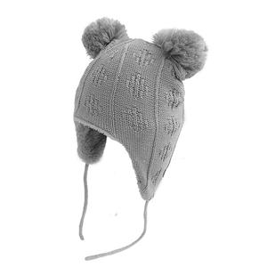 <span class=keywords><strong>Gorro</strong></span> de <span class=keywords><strong>nieve</strong></span> cálido de invierno para bebé, actividades al aire libre, <span class=keywords><strong>gorro</strong></span> de punto con pompón para niños - Product Image 2