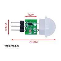 Module de capteur optique micro HC-SR312, capteur infrarouge pyroélectrique 3.3V, angle de vision 120°, temps de réponse 2s, sortie NPN/PNP 850nm
