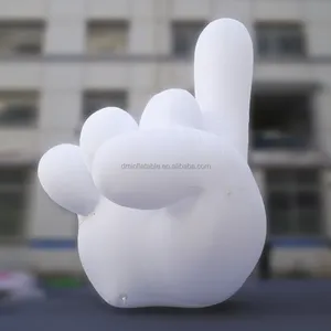 Гигантская надувная ручная белая рука для рекламы