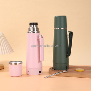 2026 Emerit Termo Eléctrico Calentado Más Vendido con Logotipo Grabado Personalizado al por Mayor, Doble Pared Aislado para Yerba Mate - Product Image 4