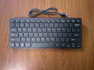 New 78Key <b>USB</b> 3.0 Wired Full Size Scissor Chocolate Keyboard Slim Waterproof Plug and Play Ultra Thin for Laptop Travel Slim <b>Key</b> - Product Image 3