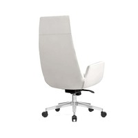 Silla de Oficina de Diseño de Lujo Ligero, de Aleación de Aluminio, con Base de 5 Estrellas, Reposabrazos Fijos, Diseño Ergonómico, Altura Ajustable, para el Hogar