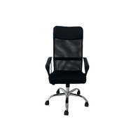 Chaise de bureau de direction en maille de meubles à ossature métallique Chaise de bureau ergonomique avec repose-pieds Hbada E3