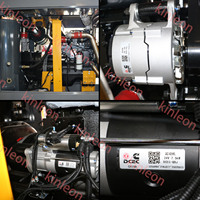 Compresseur d'air portable diesel à vis 1280-30, moteur lubrifié, haute pression 15/25/30 bars, pompe 29 m³/min, refroidi