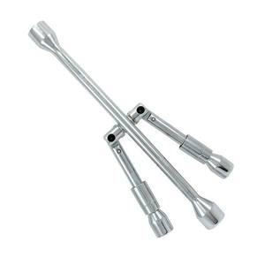 Clé à molette pliable à quatre voies, clé à douille croisée pour jantes, métrique, en acier au carbone, OEM, 14 pouces, pour réparation automobile - Product Image 5