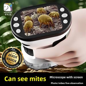 지능형 HD 디스플레이 디지털 현미경 세트 학생 및 어린이를위한 전자 과학 및 공학 교육 장난감 - Product Image 2