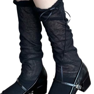 ถุงเท้าผู้หญิงสีขาวนมลายโบว์ระบายอากาศได้ดีดูดซับเหงื่อสำหรับรองเท้าแมรี่เจนเยาวชนอายุ 18-40 ปี - Product Image 4