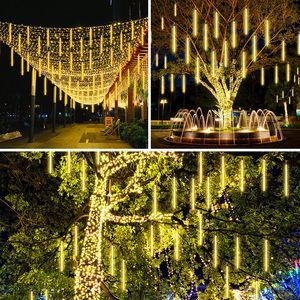 <span class=keywords><strong>Guirlande</strong></span> <span class=keywords><strong>de</strong></span> lumières <span class=keywords><strong>de</strong></span> Noël à LED 2835, lumières solaires en forme <span class=keywords><strong>de</strong></span> neige, <span class=keywords><strong>de</strong></span> <span class=keywords><strong>pluie</strong></span> tombante, <span class=keywords><strong>de</strong></span> glaçons pour arbres, buissons, fêtes <span class=keywords><strong>de</strong></span> Noël - Product Image 3