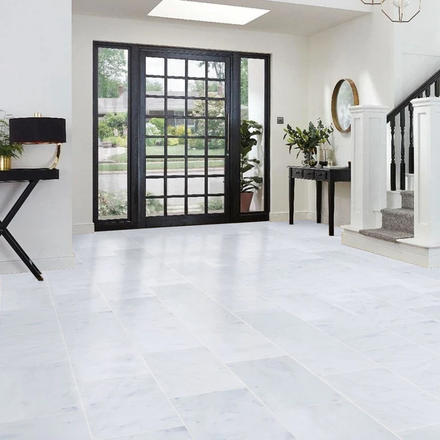 YDSTONE Modern Ice White Big Slab Artificial Marble Resin Coated Bathtub Slab for Table Top and Bedroom Use