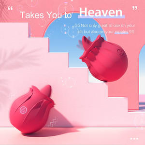 <span class=keywords><strong>Hot</strong></span> Selling Rose <span class=keywords><strong>Sex</strong></span> <span class=keywords><strong>Stimulator</strong></span> für Frauen Mini Clitoral Vibrator <span class=keywords><strong>Stimulator</strong></span> 10 Modi Zunge lecken Zunge lecken Rose Spielzeug - Product Image 2