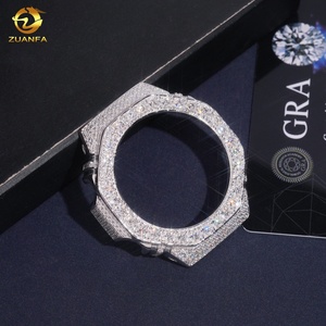 Design Offre Spéciale Tendance GA2100 Montres Cas 925 Argent Moissanite Pass Diamant Test Buss Down <span class=keywords><strong>Montre</strong></span> Lunette - Product Image 6