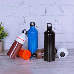 Bouteilles d'eau pliables en aluminium de 400 ml et 750 ml, personnalisées par le fabricant, écologiques, de haute qualité, pour le cyclisme et les sports de plein air - Product Image 4