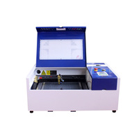 Machine de gravure laser 40W 50W 60W 40404, graveur et découpeur laser CO2 avec système de mise au point automatique pour cuir et cristal