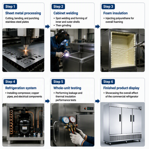 Congelatore Verticale Wetruth per Ristorazione, Refrigerante R290, Controllo Digitale Intelligente, Grado Industriale, Alta Capacità - Product Image 4