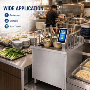 High Efficiency Automatic Pasta Cooker 6KW Electric Noodle Machine with Intelligent <b>Timer</b> Control for Hotel Kitchen Equipment - Product Image 5