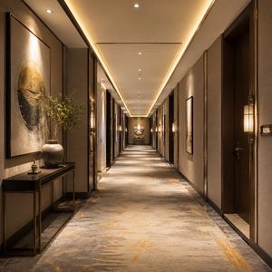 Modern Hotel Lobby Decoration Luxury Hotel Decor <b>Wall</b> Art Decorative Lighting Reception Decor Hanging Chandelier LED <b>Mirror</b> - Product Image 1