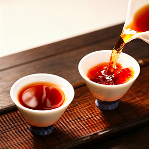 Thé Pu'er Tuocha Ripe Lao Ban Zhang des années 1990, 200g, emballé dans des feuilles de lotus comestibles, thé Shu Pu Erh vieilli de qualité supérieure - Product Image 5