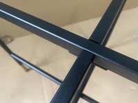 Pieds de table à manger en métal pour café en acier X Design moderne pour table