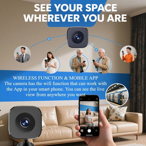 Nueva <span class=keywords><strong>Mini</strong></span> Cámara de Seguridad Portátil para el Hogar con Visión Nocturna HD 1080P, WiFi IP - Product Image 6