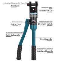 Pince à sertir hydraulique manuelle pour électriciens, en acier de qualité 45, pour cosses en cuivre et aluminium, sertissage rapide