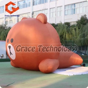 Gigantische Decoratie Opblaasbare <span class=keywords><strong>Panda</strong></span>, Opblaasbare <span class=keywords><strong>Panda</strong></span> Cartoon Mascotte Ballon Voor Buitenreclame Voor Evenementen - Product Image 5